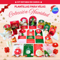 Plantillas para Velas Colección Navidad