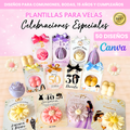 Pack de 50 Plantillas para Velas: Celebraciones Especiales